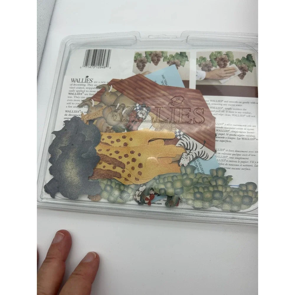 Wallies Daisy Kingdom Country Noah Ark Wallpaper Cutouts & Murals 3 Pack Set NEW